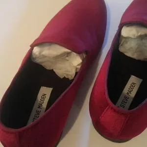 ?NIB Men\'s Steve Madden Burgundy Velvet Loafers ARLYN Burgundy Velvet Loafers | Men main image 4